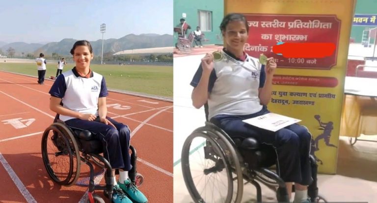 उत्तराखण्ड की दिव्यांग एथलीट गरिमा जोशी ने हासिल किए 2 स्वर्ण पदक