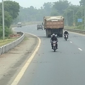rudrapur-dumper-and-bike-accident-on-highway-thumb